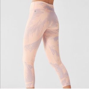 NWOT Light Pink and Gray Fabletics Leggings